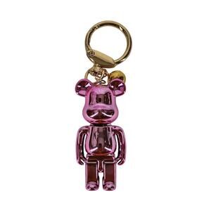 BE@RBRICK MIRROR PINK GOLD HARDWARE RARE COLORWAY KEYCHAIN – PURSE CHARM - NIB